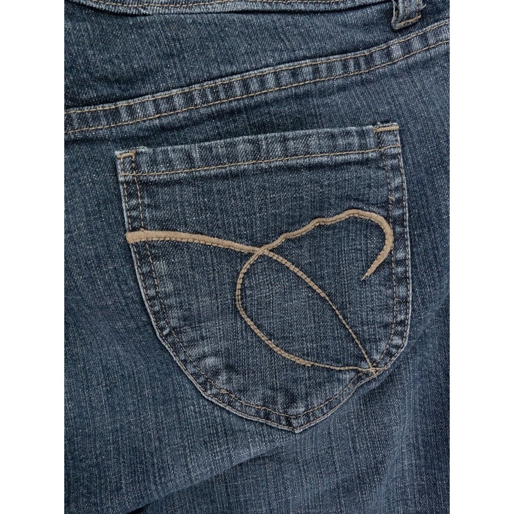 Chico's Jeans Womens 2 (31x30) Blue Straight Platinum Quartz RG Stretch Denim - Picture 13 of 13
